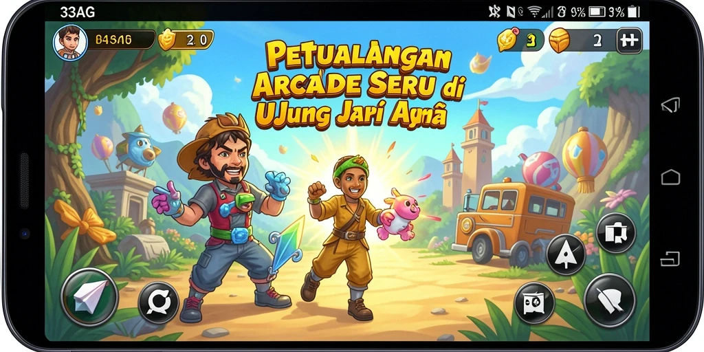 Tampilan menakjubkan gameplay Arcade di 33AG.