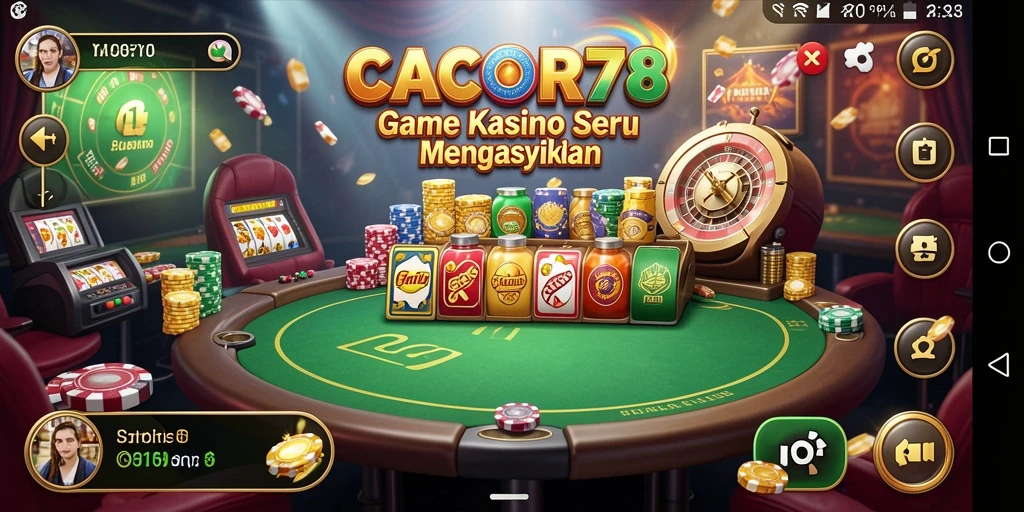 Screenshot CACOR78 menampilkan gameplay yang menarik di kasino virtual.