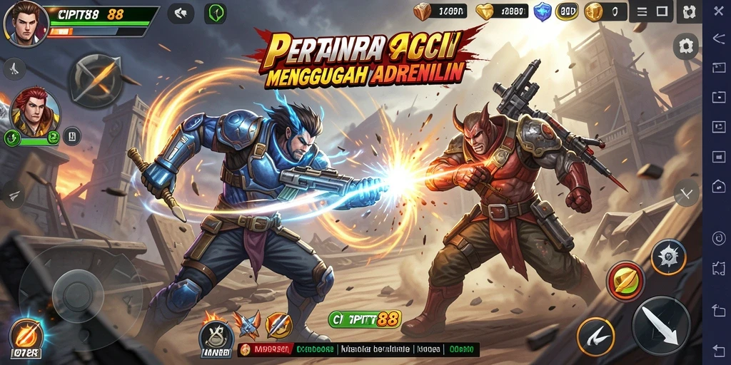 Gameplay intens dan seru dalam CIPIT88.
