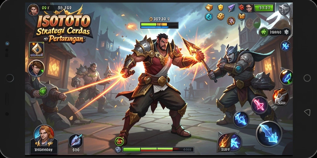 Tampilan gameplay strategi menarik dari ISOTOTO yang menantang.