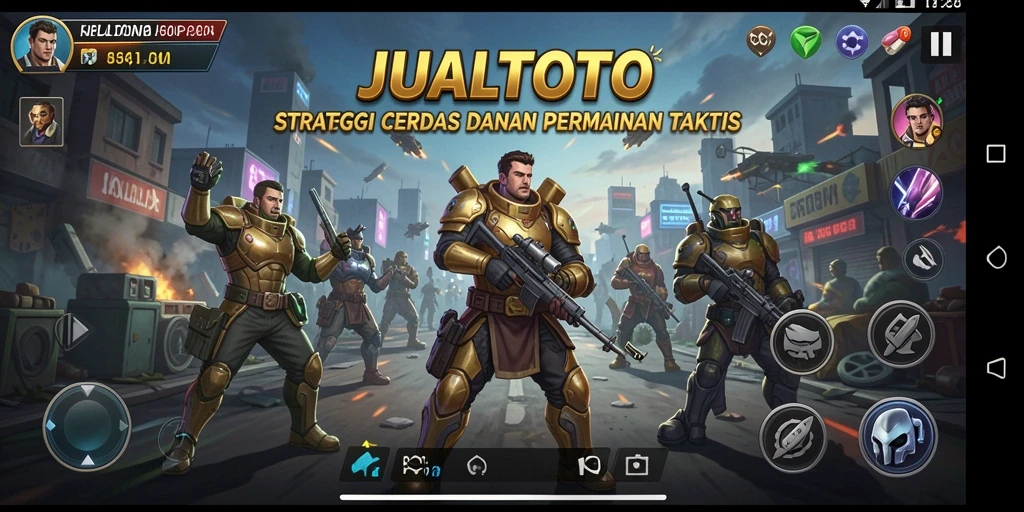 Tampilan gameplay menegangkan dalam JUALTOTO dengan strategi yang mendalam.