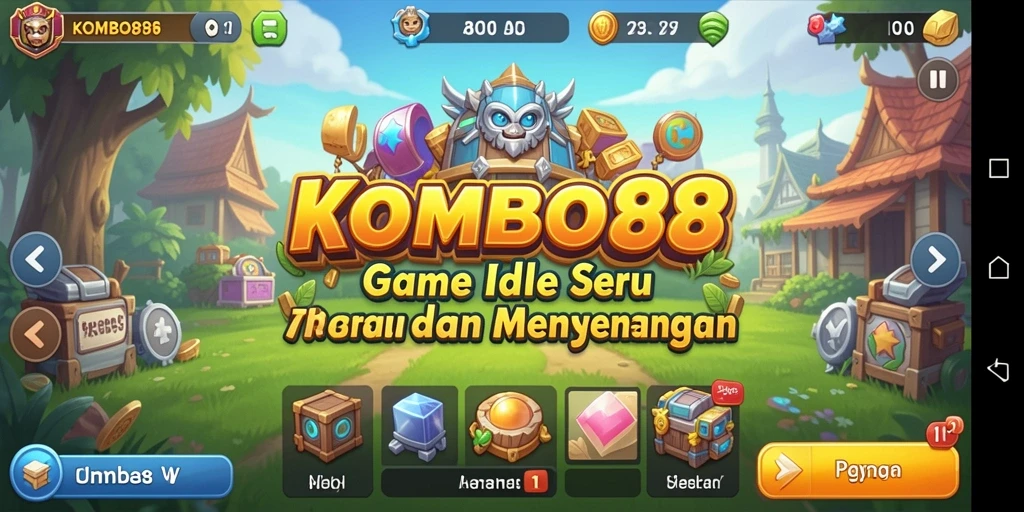 Tampilan screenshot utama dari gameplay KOMBO88 yang menarik.