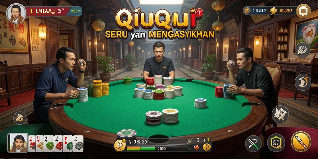 Gameplay seru QiuQiu di LMBAJP bersama teman-teman.