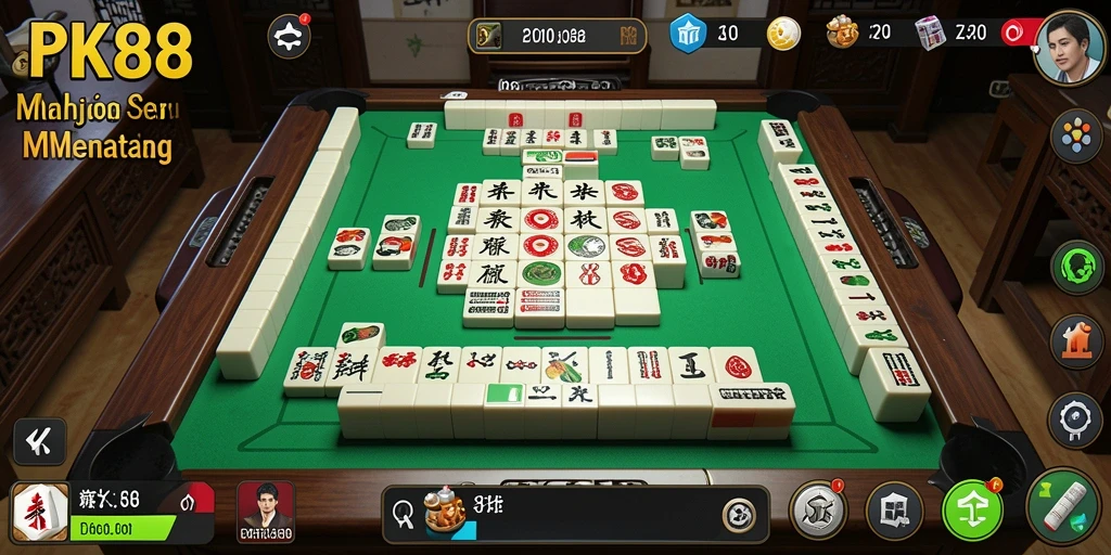 Tampilan utama PK88 dengan gameplay Mahjong yang menarik.