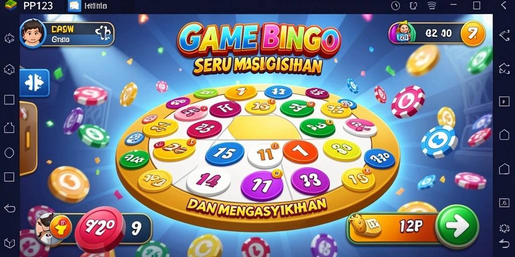 Tampilan gameplay Bingo yang menarik dan interaktif.