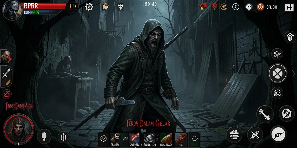 Gameplay seram di RPRR yang mendebarkan setiap detik.