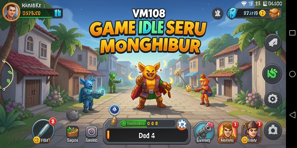 Tampilan gameplay VM108 yang menarik dan penuh warna.
